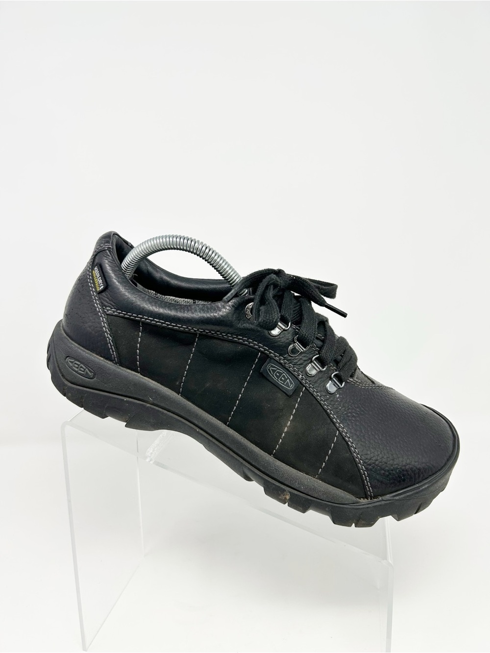 KEEN Presidio Waterproof Womens Walking Shoes Black Lace Up Low Top Size 11